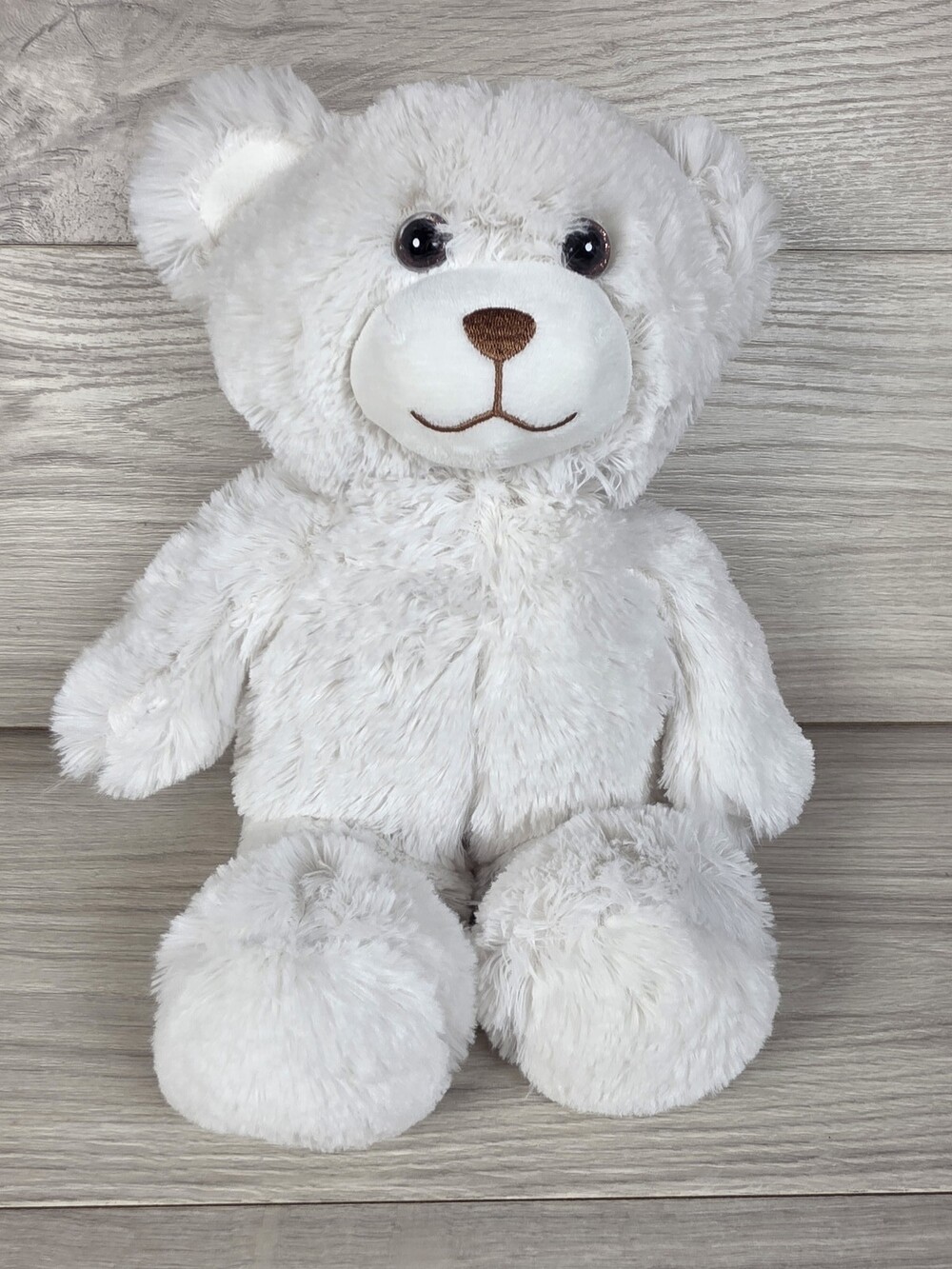 First Main No. 1685 Dena Plush Teddy Bear White SU24